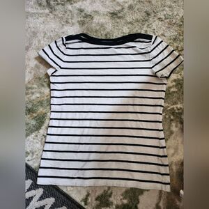 American Living boat neck striped shirt size medium.